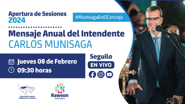 Carlos Munisaga realizará la apertura de sesiones ordinarias del 2024